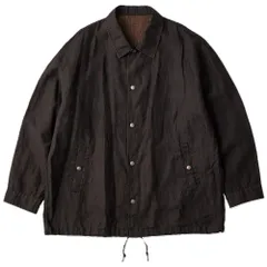 PORTER CLASSIC ポータークラシック FARMER’S LINEN COACH JACKET BROWN リネン コーチジャケットのサムネイル
