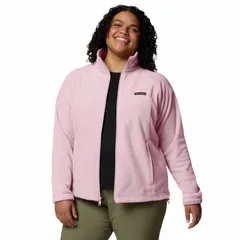 コロンビア レディース アウター ジャケット・ブルゾン プラスサイズ フリース Plusize Columbia Benton Springs FullZip Fleece Jacket Satin Pink ピンク