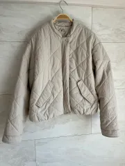 ZARA ザラキッズ ブルゾン キルティング ジャケット ベージュ 13-14歳