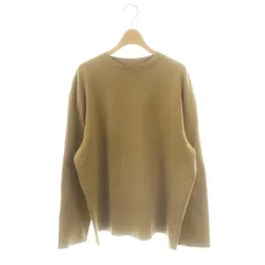 ザラ ZARA ロングスリーブ Tシャツ カットソー L カーキベージュ /ES ■OS