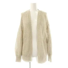 アーバンリサーチ URBAN RESEARCH 23SS 透かし柄ガウンカーディガン ニット F ベージュ /DO ■OS