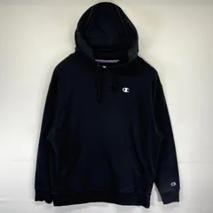 古着 チャンピオン Champion パーカー プルオーバー フーディ スウェット 大きいサイズ ワンポイントロゴ 14041  ブラック メンズ