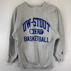 古着 90's/90年代 チャンピオン Champion USA製 スウェット 大きいサイズ リバースウィーブ 3段プリント  2XL  グレー系 メンズ