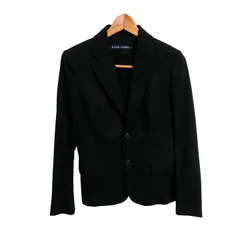 ラルフローレン テーラードジャケット アウター ウール 日本製 レディース 11サイズ ブラック RALPH LAUREN 【中古】のサムネイル