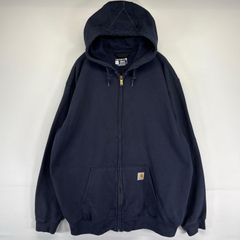 最終値下げ☆carhartt ジップパーカー ネイビー サーマル フェードナス