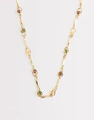 マンゴ レディース アクセサリー ネックレス・チョーカー・ペンダントトップ レース Mango beaded chainecklace GOLD ゴールドのサムネイル
