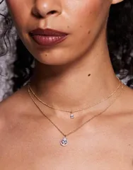 アルド レディース アクセサリー ネックレス・チョーカー・ペンダントトップ レース ALDO yaude clear faux gem layered necklace tone GOLD ゴールドのサムネイル