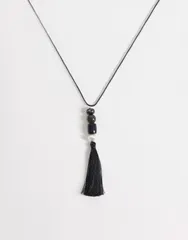 マンゴ レディース アクセサリー ネックレス・チョーカー・ペンダントトップ レース Mango statementassel necklace SILVER シルバーのサムネイル