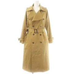 ナノベース nano BASE トレンチコート ロング ベルト付き 36 ベージュ /MI ■OS