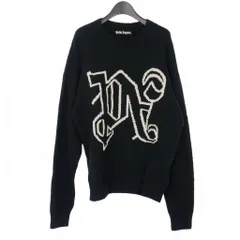 パームエンジェルス PALM ANGELS 24AW ニット セーター 長袖 Lサイズ ブラック 黒 PMHE054F24KNI0011003のサムネイル