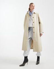 最終値下げ HYKE LINEN RIDING COAT リネンコート - メルカリ