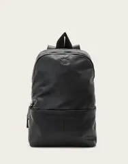 オールセインツ メンズ バッグ バックパック・リュックサック レザー AllSaints Finn leather backpack Black ブラック