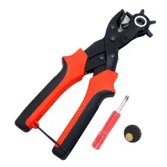 ベルト 穴あけ 工具 楕円にも対応 穴あけパンチ レザー ポンチ 3.5mm~4.5mm