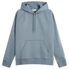 カーハート メンズ アウター パーカー・スウェット Carhartt WIP Hooded Chase Sweat Cozy Blue Gold ブルー