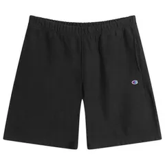 チャンピオン メンズ ボトムス ハーフパンツ・ショーツ ショートパンツ Champion Reverse Weave Sweat Shorts Black ブラック