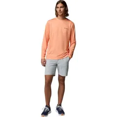 コロンビア メンズ トップス シャツ Columbia Terminal Tackle PFG Sea Creature LShirt Mens Bright Nectar