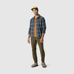 アウトドアリサーチ メンズ トップス シャツ 長袖 Outdooresearch Astroman LongSleeve Sun Shirt Mens Dark Navy Plaid ネイビーのサムネイル