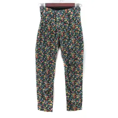 マカフィー MACPHEE トゥモローランド スキニーパンツ 花柄 38 M マルチカラー /YI