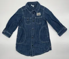 【新入荷!!】☆セット割対応☆ ブリーズベビー デニムシャツ 90cm （2411）
