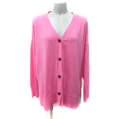 オペークドットクリップ OPAQUE.CLIP カーディガン ニット 長袖 40 L ピンク /YI ●RY