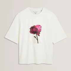 テッドベーカー レディース トップス Tシャツ Ted Baker Ted Patch Detail Tee Ld62 Ivory アイボリーのサムネイル