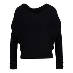 バブアー レディース アウター ニット・セーター Barbour International Womens Nia Jumper Black ブラックのサムネイル