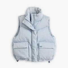 リーバイス レディース アウター ベスト ジレ Levis Womens Western Bubble Anthracite Gilet Celebr T Mmntのサムネイル