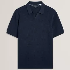 テッドベーカー メンズ トップス ポロシャツ Ted Baker Ted SS ZZagStch Polo Sn62 Navy ネイビーのサムネイル