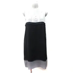 チェスティ Chesty ワンピース ひざ丈 ノースリーブ シフォン 1 S マルチカラー /YI