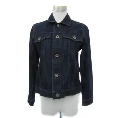 ニコアンド Niko and.. デニムジャケット Gジャン ジージャン ミドル丈 3 M インディゴ /YS22