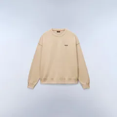 ナパピリ メンズ アウター ニット・セーター クルーネック Napapijri Mens Optical Crew Neck Jumper Mojave Dessのサムネイル