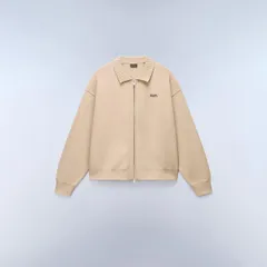 ナパピリ メンズ アウター ニット・セーター クルーネック Napapijri Mens Optical Full Zip Crew Neck Jumper Mojave Dessのサムネイル