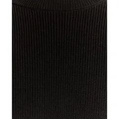 ライルアンドスコット メンズ アウター ニット・セーター クルーネック Lyle and Scott Mens Rib Crew Neck Jumper Black Ice ブラックのサムネイル