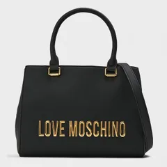 ラブ モスキーノ レディース バッグ Love Moschino Womens LM Bold Top Handle Bag Black ブラック