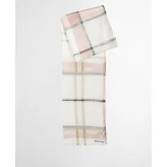 バブアー レディース アクセサリー マフラー・ストール・スカーフ Barbour Womens Gianna Tartan Scarf Silver Check シルバーのサムネイル