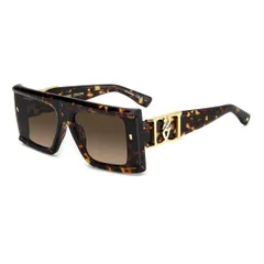 ディースクエアード レディース アクセサリー サングラス・アイウェア DSquared2 Womens Rec Flatop Sunglasses Havanaのサムネイル