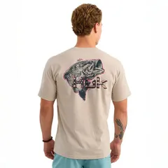 フック メンズ トップス Tシャツ HUK Mens Americana Short Sleeve TShirt Riverock Heather ヘザーのサムネイル