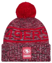 ニューエラ レディース アクセサリー 帽子 ニット New Eradult San Francisco 49ers Red Sideline Sport Knit Beanie NoColor レッド