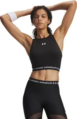 アンダーアーマー レディース トップス タンクトップ メッシュ Under Armour Womens HeatGear Mesh Tank Ultimate BlackWhite ホワイトのサムネイル
