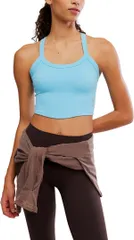 フリーピープル レディース アンダーウェア ブラジャー FP Movement Womens All Clear Cami Bright Blue ブルー