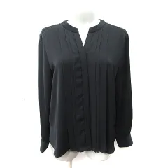 レプシィム ローリーズファーム LEPSIM LOWRYS FARM ブラウス 長袖 M 黒 ブラック /YI