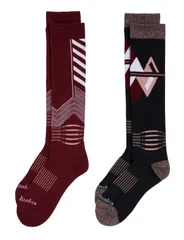 コロンビア メンズ アンダーウェア 靴下 Columbia Thermolite Over The Calf Ski Sock Rich Wine ワインのサムネイル