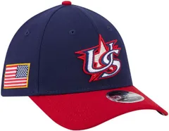 ニューエラ メンズ アクセサリー 帽子 ロゴ New Eradult World Baseball Classic 2026 USA Logo 39Thirty Fitted Hat NoColor