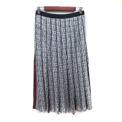 ザラウーマン ZARA WOMAN プリーツスカート ロング 総柄 マルチカラー /YI