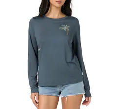 オニール レディース トップス Tシャツ ONeill Womens Palm Away UPF Long Sleeve TShirt Slate スレートのサムネイル