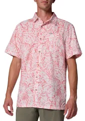 コロンビア メンズ トップス シャツ Columbia Mensuper Slack Tide Camp Shirt Melonade Leoleaves