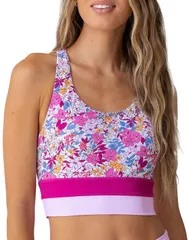 ナニ スイムウェア レディース 水着 トップのみ クロップド Nani Swimwear Womens Cut Back Cropped Swim Top Beach Blossom