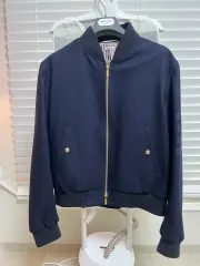 トム・ブラウン フランネル ブルゾン トナル 4 バー カシミア ジャケット