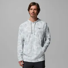 コロンビア メンズ アウター パーカー・スウェット Columbia Mens PFG Wild Cast Camp Hoodie Cool Grey Deltawoods グレー