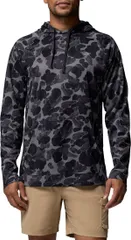 コロンビア メンズ アウター パーカー・スウェット Columbia Mens PFG Wild Cast Camp Hoodie Shark Deltawoods